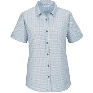 killtec KOS 43 WMN WVN SHRT 42789-000 Chemisier fonctionnel à manches courtes pour femme Bleu Bali Taille 48