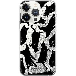 ERT GROUP Mobiele telefoonhoes voor Apple iPhone 13 Pro Max, officieel gelicentieerd Babaco Cats 005 met glitteroverloop effect
