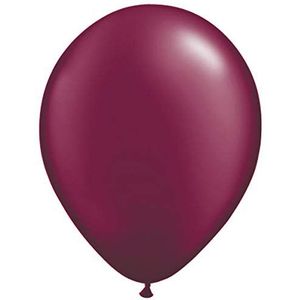 Folat - Metalen ballonnen, bordeauxrood, 10 stuks, 08411, rood, 10 stuks