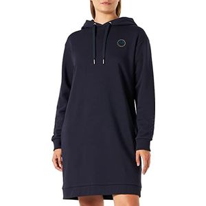 Armani Exchange Sweatshirt met capuchon, logo-print voor, jurk voor dames, blauwe bessen, S, Bosbessen