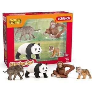 Schleich 42736 Mijn eerste dieren uit Azië, vanaf 3 jaar, Wild Life - Playset, 24,7 x 8,2 x 18,6 cm