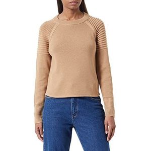 BOSS C_folmar Dames Sweater Knitted_Sweater Medium Beige 260, XL, middenbeige 260