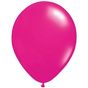 Ballonnen magenta 30 cm - 100 stuks