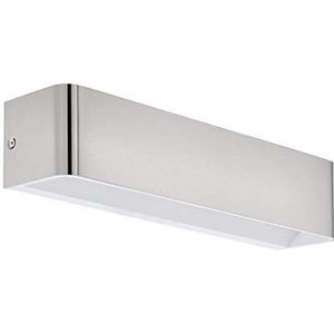 EGLO Sania 4 Led-wandlamp met 1 lichtbron, modern, minimalistisch, voor binnen, van aluminium, voor woonkamer of hal, in wit, lengte 36,5 cm