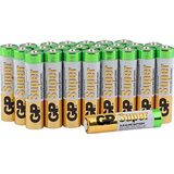 GP 03024AB24 set van 24 GP Super Alkaline batterijen (03024AB24) met praktische PET-opbergdoos, 24 AAA-batterijen