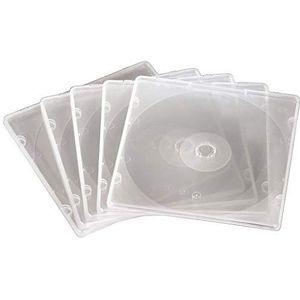 Hama CD-behuizing ""Slim"" van polypropyleen, 20 stuks, transparant
