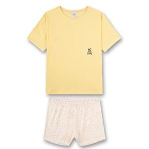 Sanetta meisjes pyjama bleek geel, 128, Lichtgeel