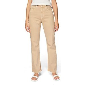 Mavi Barcelona Slit damesjeans, Camel Str, 25 W/29 l, camel str