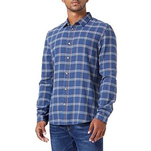 TOM TAILOR Denim Geruit herenhemd, 30234 - Navy Base Multicolor Check, XS, 30234 - Navy Base Multicolor Check