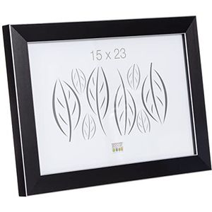 Deknudt Frames S41VK2 fotolijst, hout/hars, 15 x 23 cm, beige/zwart