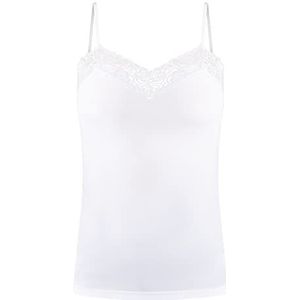 DreiMaster Klassik Colina Tanktop voor dames, wit, XL, Wit, XL