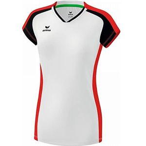 Erima Gandia shirt voor dames, Wit/Rood/Zwart