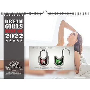 Sexy Dreamgirls kalender A4 liggend formaat voor 2022 erotiek
