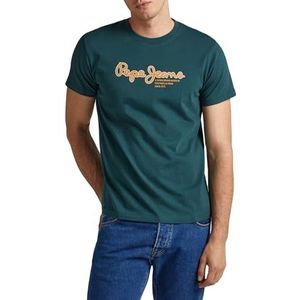 Pepe Jeans Wido T-shirt voor heren, regentgroen