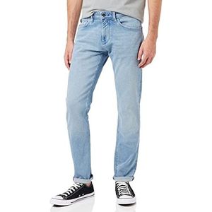 TOM TAILOR Denim Piers Slim Fit Jeans voor heren, 10220 - Gebruikte Dark Stone Grey Denim