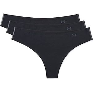 Under Armour Set van 3 ps-string voor dames, essentiële ondergoed, comfortabele string