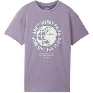 TOM TAILOR T-shirt pour garçon, 34604 - Violet poussiéreux, 140