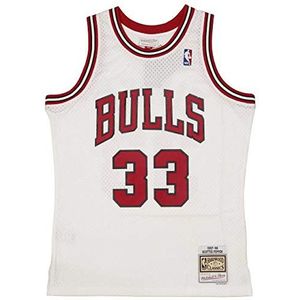 Mitchell & Ness Chicago Bulls Herenblouse (1 stuk), wit/wit.