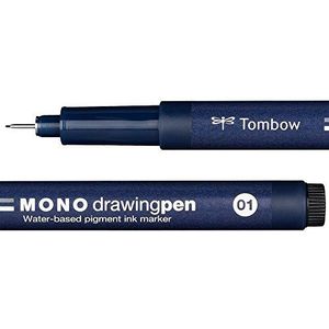 Tombow WS-EFL01 Fineliner MONO zwart lijndikte 01