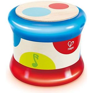 Hape Rollende Baby Trommel - Speelgoedinstrument - 15 Cm