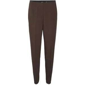 Vero Moda Vmsandy HR Tapered Pant Noos broek dames, Coffee Bean