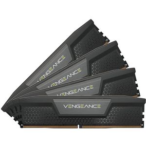 CORSAIR Vengeance CMK64GX5M4B6000C36 64 GB (4 x 16 GB) 6000 MHz CL36 DDR5 RAM, compatibel met Intel XMP iCUE, zwart