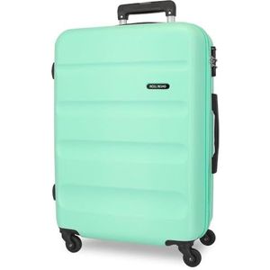 Roll Road Flex koffer, groot, groen, 51 x 74 x 28 cm, ABS, cijferslot 91 l, 3,8 kg, 4 wielen