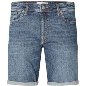 Selected Homme Slhslim Alex 3405 M.b Super Shorts Noos Jeansshorts voor heren, Denim blauw