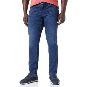 TOM TAILOR Denim Aedan heren Straight Jeans, 10119 - Used Denim, 28 W/34 L, 10119, blauw denim gebruikt