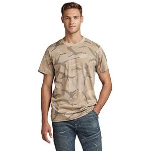 G-STAR RAW Camouflage T-shirt voor heren, meerkleurig (Brick Woodland Camo D21660-c334-d212), S, Veelkleurig (Brick Woodland Camo D21660-c334-d212)