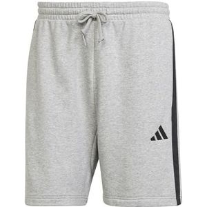 adidas Homme ESSENTIAL THREE STRIPES FRENCH TERRY SHORT, medium grey heather/black, XL