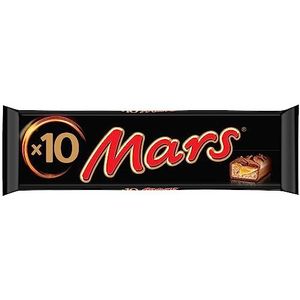 Mars Verpakking met 10 chocoladerepen gevuld met karamel, 450 g