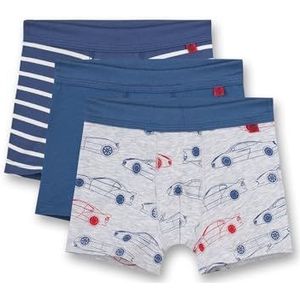Sanetta Set shorts blauw boxershorts jongens, Blauw