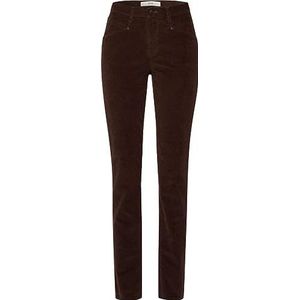 BRAX Style Mary New Corduroy damesbroek, Chocolade