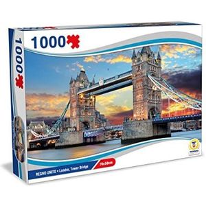 Teorema - London Tower Bridge puzzel 1000 stukjes, 70 x 50 cm, meerkleurig, 67024