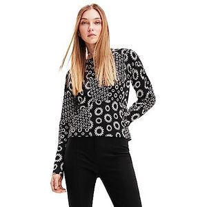 Desigual Sweater voor dames, zwart.