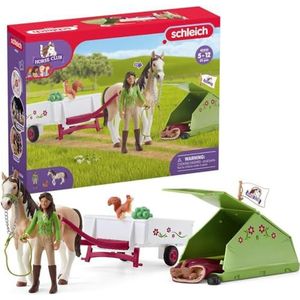 Schleich De kampeertocht van paardenclub Sarah