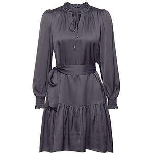 ESPRIT Collection Dames 102eo1e314 jurk, 010/antraciet, 44 EU, 010/antraciet, 44, 010 / antraciet