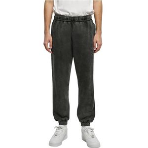 Urban Classics Pantalon de jogging délavé pour homme - Disponible dans de nombreuses couleurs différentes - Tailles S à 5XL, Noir, 4XL