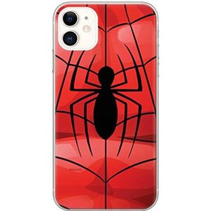 ERT GROUP Beschermhoes voor Apple iPhone 11 - Origineel en officieel gelicentieerd - Spiderman 013-patroon - Perfect aangepast aan de vorm van de mobiele telefoon - TPU-hoes