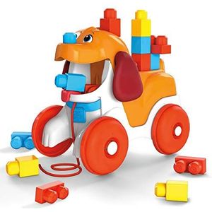 MEGA Bloks First Builders Hondenrijden, grote bouwstenen, 25-delig, speelgoed voor baby's en kinderen van 1 tot 5 jaar, GNW63