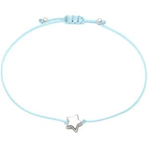Selfmade Jewelry ® Geluksster armband ster geluksbrenger ster armband handgemaakte armband voor vrouwen meisjes, macramé band