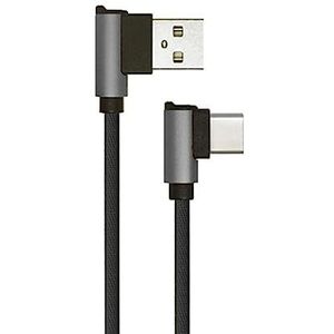 Levitantes Câble noir de charge rapide, câble USB vers type C charge latérale, chargeur 2.4A
