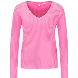 ALBEE Pull en tricot pour femme, Rose, XL-XXL