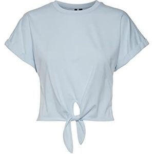 Vero Moda Vmpanna Glenn Ss Crop Top Croptop Dames, Skyway