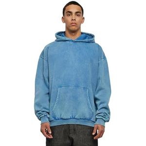 Urban Classics Stenen gewassen hoodie hoodie heren, Royal Blauw