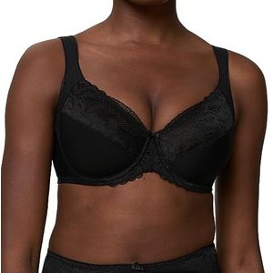 Triumph Moderne kant + katoen W02 beha, rumbarot, B dames, rumbarot, B, Rumba-rood