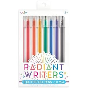 Radiant Writers Gel Pens, 8 Stuk