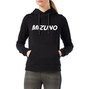 Mizuno Katakana capuchontrui voor dames, zwart.