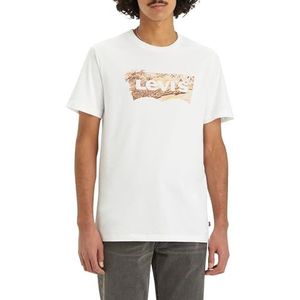 Levi's SS Original HM Tee T-shirt voor heren, Tropical Batwing White+